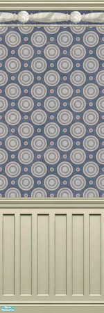 Sims 2 — Subdued Blue 59 by drouinr — We all need a quiet retreat from the hustle and bustle, and these wall coverings