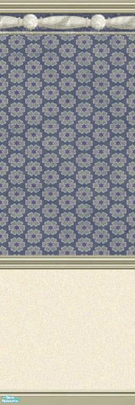 Sims 2 — Subdued Blue 63 by drouinr — We all need a quiet retreat from the hustle and bustle, and these wall coverings