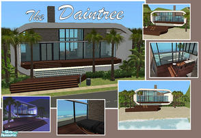 Sims 2 — The Daintree by laivine_erunyauve — The Daintree is a stunning modern tropical vacation home. It features an