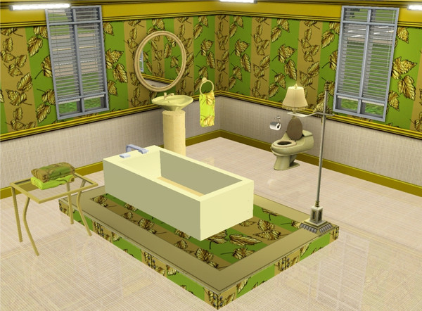 Sims 3 — marcorse_falling down pattern by marcorse — Golden leaves falling down this vertical pattern