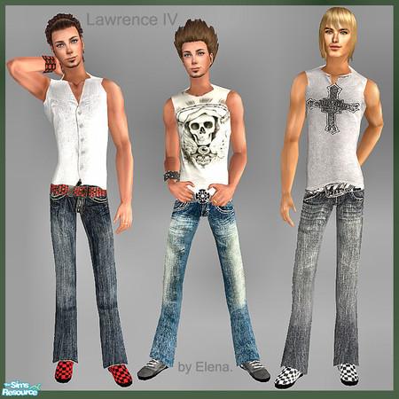 Sims 2 — Lawrence IV by Elena. — mesh by francisssco.