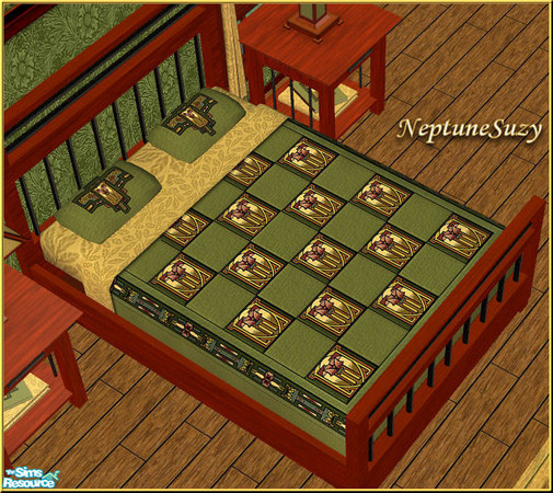 Sims 2 — NSC Craftsman Bedding 2 by Neptunesuzy — Your Sims will love this Craftsman Bedding! Enjoy! 