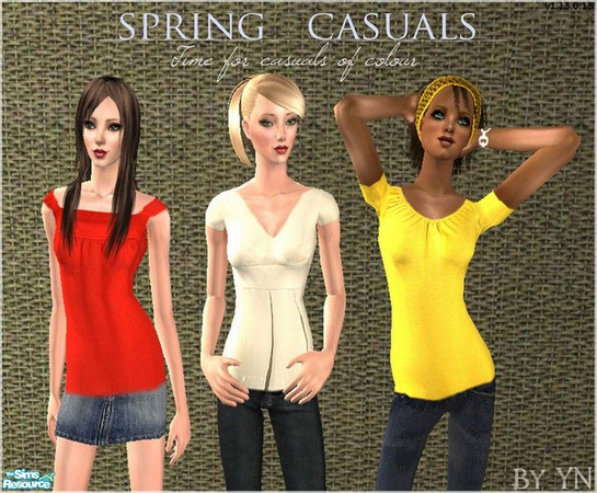 Sims 2 — Spring Casuals  by Anniej — I know I usualy upload Undies, and I know you\'r all walways looking out for them.