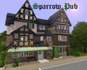 Sims 3 — Sparrow Pub by kuebelpflanze — A traditional English pub where you can spend your free evenings with your