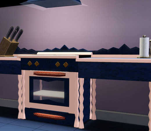 Sims 3 — Full of Sweetness Kitchen - Cooker and Oven by Canelline.canelline.blogspot.com by Canelline — Full of Sweetness