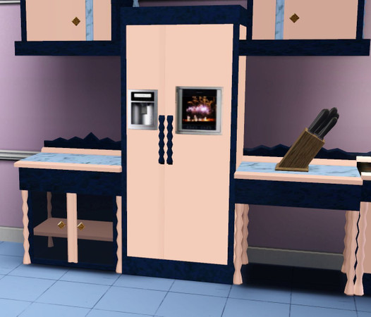 Sims 3 — Full of Sweetness Kitchen - Glass Counter by Canelline by Canelline — Full of Sweetness Kitchen - Glass Counter