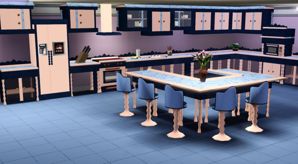 Sims 3 — Full of Sweetness Kitchen - Island Counter by Canelline by Canelline — Full of Sweetness Kitchen - Island