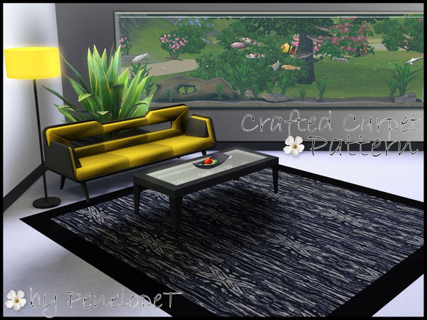 Sims 3 — Spring Home Makeover - Crafted Carpet Pattern by PenelopeT — Is it time to freshen up the decor in your Sims