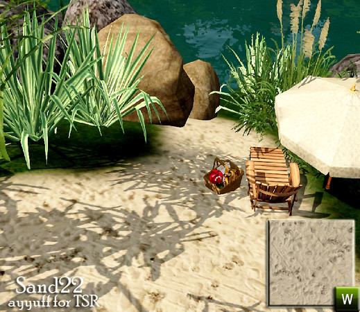 Sims 3 — Sand22 by ayyuff — Sand22 terrain paint