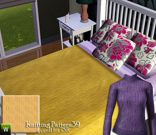 Sims 3 — Knitting Pattern39 by ayyuff — Knitting pattern