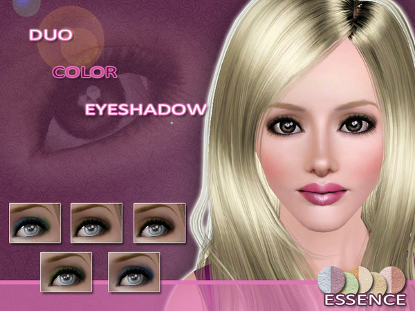 Sims 3 — Duo Color Eyeshadow by simseviyo — New, Perfect eyeshadow for your most beautifull ladies ! With 2 color