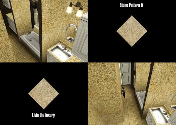 Sims 3 — Stone 9 by dixie_blue012000 — This is Stone 9, of 10 stone patterns from my Living the luxury stone patterns. It