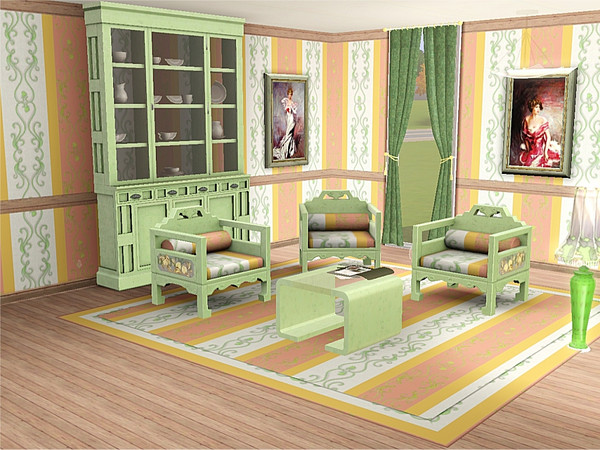 Sims 3 — marcorse_antique pattern by marcorse — Not really an antique, per se . . . but still an olde worlde pattern I