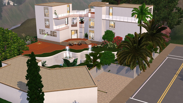 Sims 3 — Panoramic by Peachybitz1 — An updated version of my first submission Panorama. A modern property with three/four