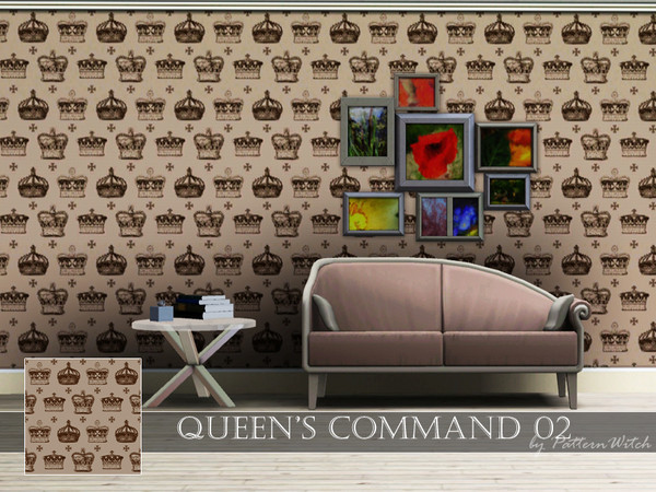 Sims 3 — PW Queen's Command 02 by PatternWitch — Wonderland inspired pattern