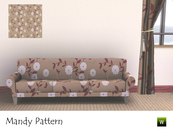 Sims 3 — Mandy flower Pattern by simsam19982 — Just a simple seamless pattern