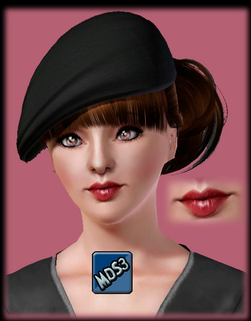Sims 3 — Af makeup Lipstick 001 Sevastian by SEVASTIAN — Awww this my first Lipstick...and the number 1 for my Blog =)