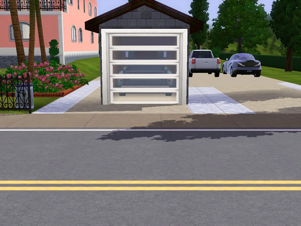 Sims 3 — MaNuke Small Modern Garage by manuke — Small Modern Garage door by MaNuke Industries. Just what your small