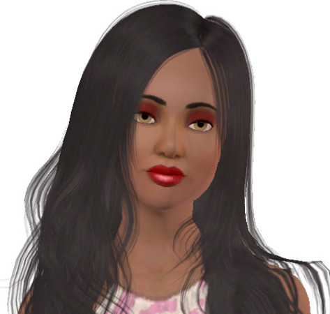 Sims 3 — Aaliyah by liyah225 — This is my first Celebrity Sim. I tried my best but she looks like her to me... i hope you