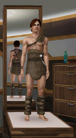 Sims 3 — am Cro-magnon Outfit by _aya_ — Your sims like to time travel? Or just doing costume parties? Well you're in