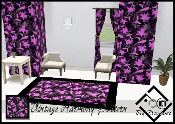 Sims 3 — Vintage Harmony by Devirose — Dove pu? arrivare l'eleganza...Pattern by Devirose