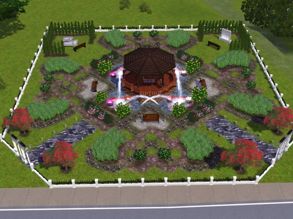 Sims 3 — Mo Cuisla Park by Mocarth — The name of this park is taken from the Gaelic, meaning the love of my life. A