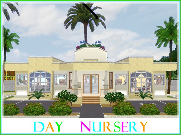 Sims 3 — Day Nursery by lilliebou — Hi ! This community lot is a day nursery for your babies, toddlers and children. It