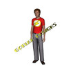 Sims 3 — Flash Shirt by godiam2 — ZOOM!ZOOOM! Your sim will look fast when he is wearing this shirt.