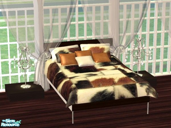 Sims 2 — Once Upon a Bed - Feral Furs by kibanahnah — Tired of incomfortable and oh-so commun beddings? Craving the soft