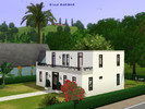 Sims 3 — Villa Marmor by sfbj552 — A two-story villa built in a moroccan style : large entrance hall with a decorative