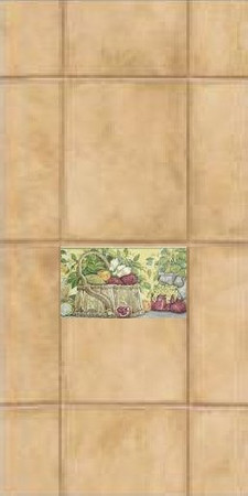 Sims 3 — Wall_country_kitchen_veg_stone_1 by drib_ydal — A set of two wallpapers each with motif based on baked stone