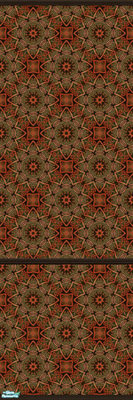 Sims 2 — Orient Express 2 by drouinr — The beauty of these Asian-inspired wall coverings is achieved through the