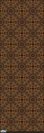 Sims 2 — Orient Express 14 by drouinr — The beauty of these Asian-inspired wall coverings is achieved through the