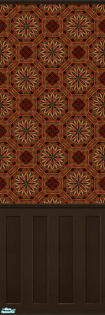Sims 2 — Orient Express 63 by drouinr — The beauty of these Asian-inspired wall coverings is achieved through the