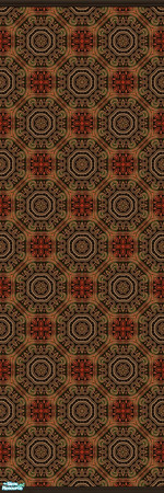 Sims 2 — Orient Express 79 by drouinr — The beauty of these Asian-inspired wall coverings is achieved through the