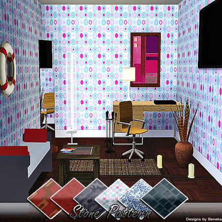 Sims 3 — stonepattern4 by Beneka — I made this creations for your walls and floors. I wish you like it and your sims will
