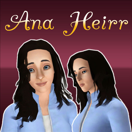 Sims 3 — Ana Heirr by Squishy_Simz — WARNING: Use at your own risk, I no longer support this file. Ana is young adult who