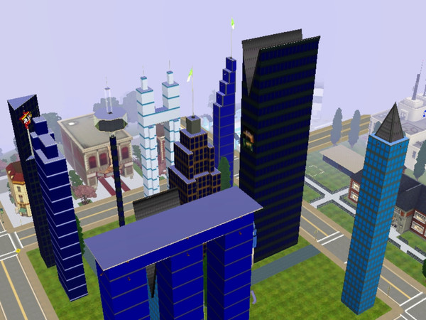 Sims 3 — Skyscraper City by ryan4051997 — An entire central park inspired by the skyscrapers of New York, Chicago, KL,