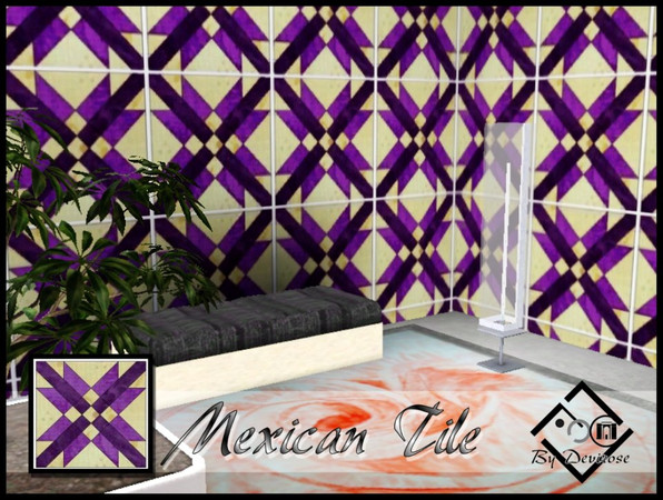 Sims 3 — Mexican Tile by Devirose — by Devirose