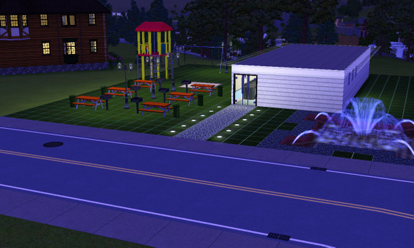 Sims 3 — Sims Laundromat by dakota1960 — Come on by and get your clothes clean and spend time with the family.
