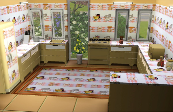 Sims 3 — marcorse_bake day pattern by marcorse — A simple, kitchen themed wallpaper pattern