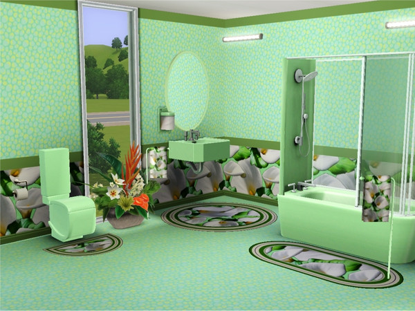 Sims 3 — marcorse_arum lily pattern by marcorse — Arum lilies - all over the place. A repeat pattern featuring the lovely