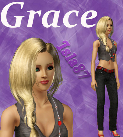 Sims 3 — Grace by isla87 — Grace ~ Whatever you want her to be! :)