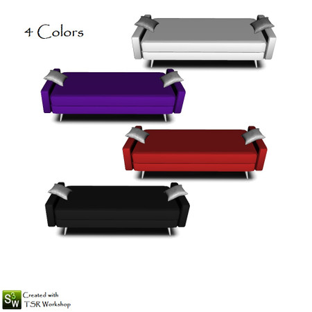 Sims 3 — BlancNoire_Loveseat by Princezz89 — by PrincezZ89