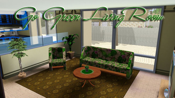 Sims 3 — living room go green by Dollyhopp — Living room go green