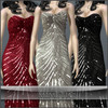 Sims 3 — Waterfall Gown - Mimetic by mimetic — A shining gown for your classy sims! This gown is made for young adults