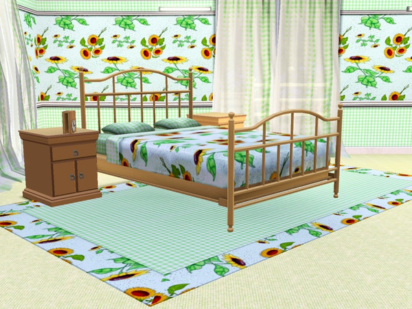 Sims 3 — marcorse_sunspots pattern by marcorse — Sunny sunflowers plus a spotty background = Sunspots. . a bright and