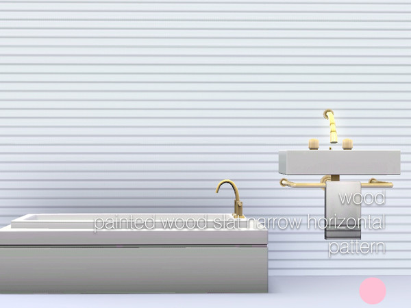 Sims 3 — Painted Wood Slat Narrow Horizontal Pattern by DOT — Painted Wood Slat Narrow Horizontal by DOT of The Sims