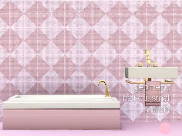 Sims 3 — Half Cut Small Pattern by DOT — Half Cut Small by DOT of The Sims Resource