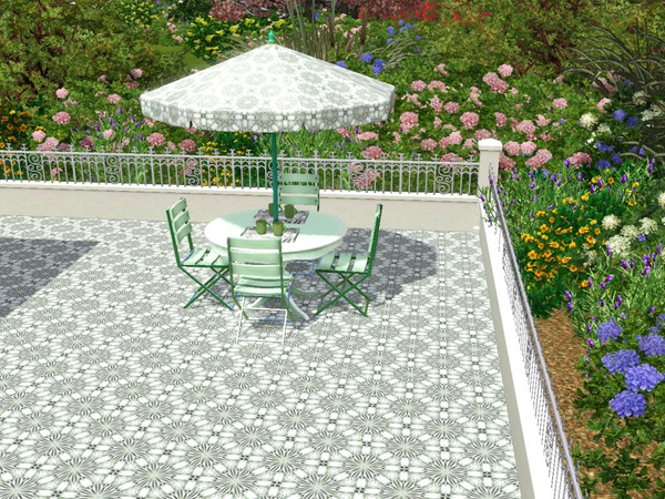Sims 3 — marcorse_compass-rose tile small pattern by marcorse — The compact version of my Compass-Rose Tile pattern.